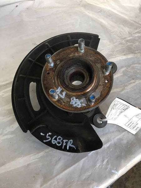 2015 HYUNDAI SONATA Front Passenger Spindle Knuckle Right Hub & Brake Plate RH