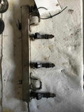 2008 MAZDA 3  2.0L 4 Cylinder Fuel Injection Rail w/ Injector 6M8G9D280AA OEM Q