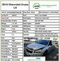 Chevrolet CHEVY CRUZE 2013 Used Original Interior Light