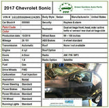 2017 CHEVROLET CHEVY SONIC Down Stream Lambda O2 Smog Oxygen Sensor OEM Q