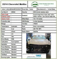 2014 CHEVROLET CHEVY MALIBU Yaw Rate Roll Over Sensor Control Module 13581120 Q