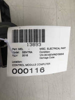 2016 NISSAN SENTRA Engine Computer Control Module Unit ECM PCM ECU OEM Q