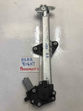 2011 HONDA FIT Rear Back Power Window Regulator w/ Motor Passenger Right RH OEM