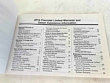 2013 CHEVROLET CRUZE Owner's Manual Service Book Handbook OEM