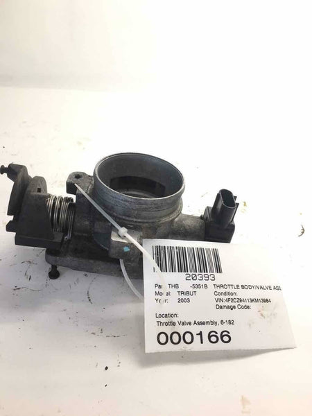 2001 - 2004 MAZDA TRIBUTE Throttle Body Valve Assembly 3.0L OEM