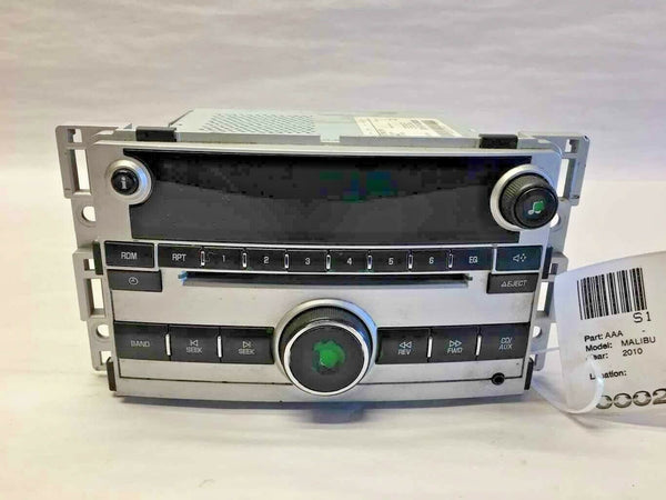 2009 - 2012 CHEVROLET MALIBU Radio AM FM Audio Amplifier CD Player 25833636 OEM