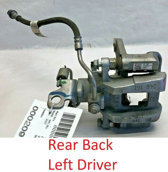 2020 CHEVROLET MALIBU Rear Brake Caliper Stop Hardware w/ Tube Driver Left LH