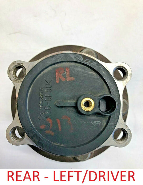 2014 MAZDA 6 GRAND TOURING Rear Back Wheel Hub Bearing Driver Left PA66-GF50