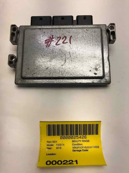 2018 FORD FIESTA Engine Brain Computer Control Module ECU GA6A-12A650-GD