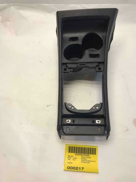 2009 NISSAN VERSA Front Center Console Shifter Bezel w/ Dual Cup Holder Trim OEM