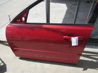 2004 - 2009 MAZDA 3 Front Door Skin Shell Panel Driver Left Red Paint Code 27A