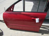 2004 - 2009 MAZDA 3 Front Door Skin Shell Panel Driver Left Red Paint Code 27A