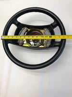 1990 MERCEDES 300E Steering with Contact Ring Control Wheel Black PN 1244640228