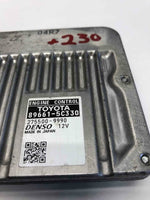 TOYOTA PRIUS 2014 Engine Brain Box Electronic Control Module 89661-5C330