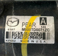 2016 Mazda3 MAZDA 3 Used Engine Starter Motor Control Switch M000TD0071ZC