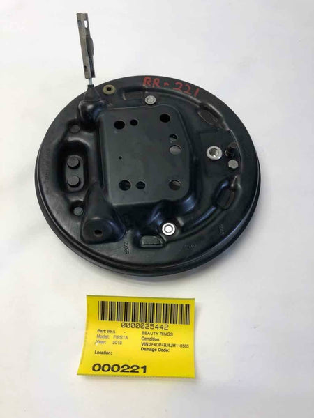 2018 FORD FIESTA 2014 - 2019 Rear Back Brake Plate Assembly Right Passenger Side