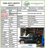 2006 JEEP LIBERTY Fly Wheel Automatic Trans. 3.7L Code 253A-A2635-DB G