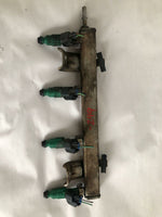 2004 MAZDA 3 Hatchback Fuel Injection Rail With Injectors 2.3L 4 Cylinder FWD