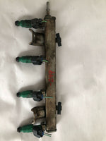 2004 MAZDA 3 Hatchback Fuel Injection Rail With Injectors 2.3L 4 Cylinder FWD