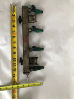 2004 MAZDA 3 Hatchback Fuel Injection Rail With Injectors 2.3L 4 Cylinder FWD