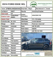 2014 FORD EDGE Engine Starrter Motor Assembly 2.0L (turbo) G