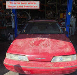 1991 FORD THUNDERBIRD Interior Rear View Mirror Manual Dimming Sedan G