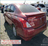 2014 - 2017 NISSAN VERSA Rear Bumper Impact Bar Bracket Left Side LH G