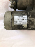 2014 - 2017 NISSAN VERSA Engine Starter Motor (1.6L) Code 23300 EE01E G