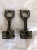 1997 - 1998 BMW 528I Two Engine Piston With Connecting Rod Assembly 2.8L A/T G