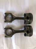 1997 - 1998 BMW 528I Two Engine Piston With Connecting Rod Assembly 2.8L A/T G