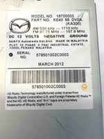 2013 MAZDA CX5 Radio Receiver Navigation AM-FM-CD Single KE4066DV0A G