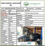 2005 DODGE CARAVAN Front Dash AC Heater Temperature Climate Control G