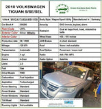 2010 VW TIGUAN Rear Back Suspension Stabilizer Sway Bar FWD 2.0L G