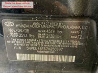 2007 HYUNDAI SONATA Front Dash AC Air Conditioner Heater Vent Right Side RH G