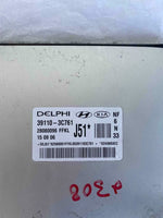 2007 HYUNDAI SONATA Sedan Engine Control Module ECM 3.3L A/T Code 9110-3C761 G