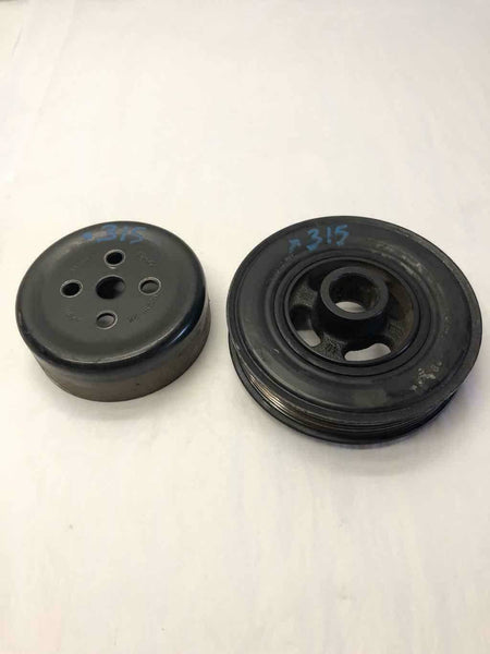 2013 FORD FIESTA Water Pump Pulley and Harmonic Balancer Pulley G