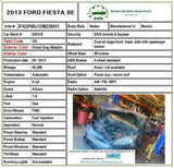 2013 FORD FIESTA Engine Oil Pan Automatic Trans. 1.6L Sedan G