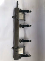 2011 MAZDA 3 Engine Fuel Gas Injection Rail With Injectors 2.5L A/T Hatchback G