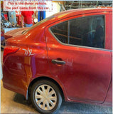 2012 - 2019 NISSAN VERSA Rear Door Paint Code NAH Right Passenger Side RH G