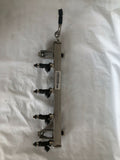 2013 FORD FIESTA Fuel Gas Injection Rail With Injectors AE8E-9H487 1.6L A/T G