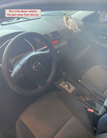 2004 - 2005 MAZDA 3 Steering Column Floor Shift w/ Ignition Switch & Key 2.0L G