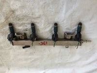 2005 MAZDA 3 Engine Fuel Gas Injection Rail With Injectors 2.0L A/T FWD Mazda3