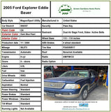 FORD EXPLORER 2002 - 2005 Wagon Paint Code: DX Bumper Cover - Front Exterior M