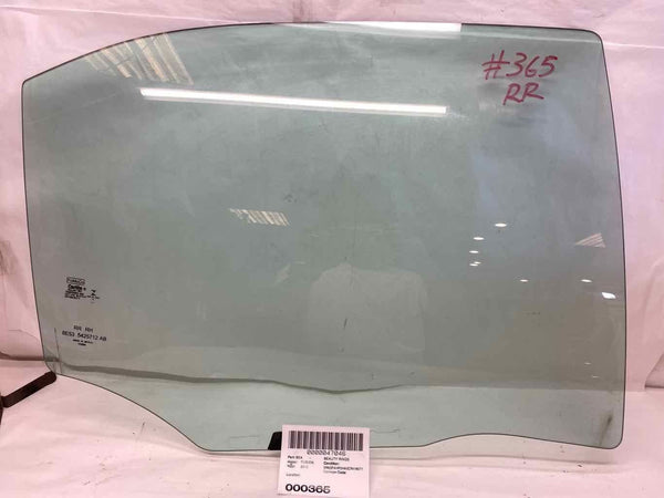 2006 - 2012 FORD FUSION Sedan Rear Door Glass Window Right Passenger Side RH T