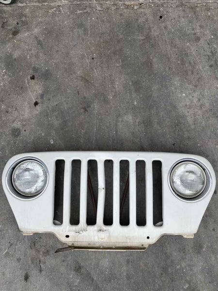 JEEP WRANGLER 1997 - 2006 Grille Front Grille Grill Guard Cover w/ Lamp Lights M