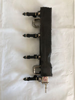 2012 FORD FUSION Engine Fuel Gas Injection Rail With Injectors 2.5L A/T Sedan G