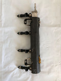 2012 FORD FUSION Engine Fuel Gas Injection Rail With Injectors 2.5L A/T Sedan G