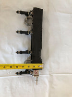 2012 FORD FUSION Engine Fuel Gas Injection Rail With Injectors 2.5L A/T Sedan G