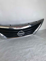 2015 - 2019 NISSAN VERSA Sedan Front Upper Grille Grill with Chrome M