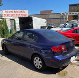 2006 MAZDA 3 Emergency Pull Parking Hand Brake Control Lever Mazda3 G